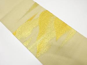 アンティーク　綴れ山並に霞模様織出し袋帯（材料）